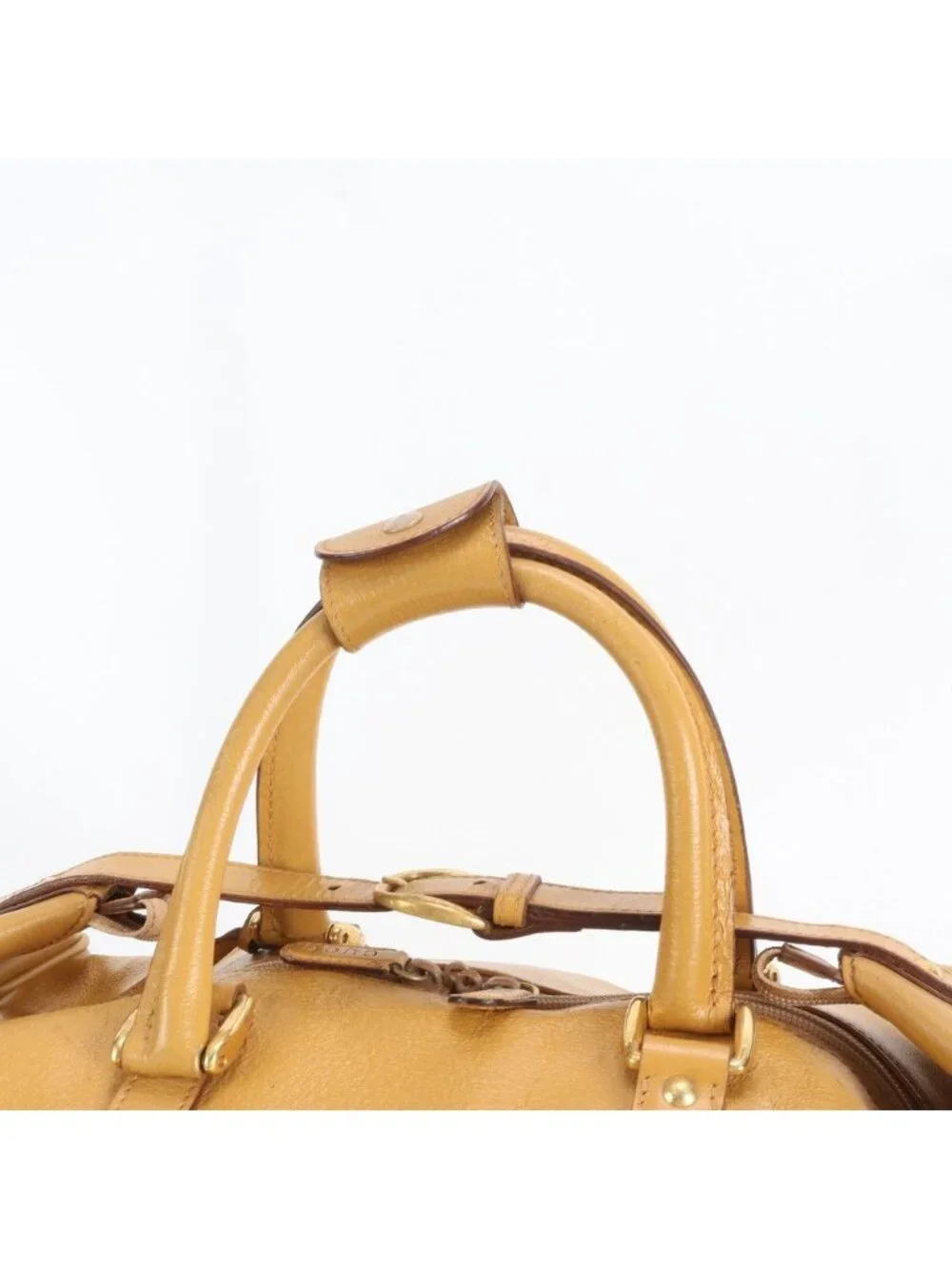 Gucci Leather 2-Way Boston Bag Crossbody Business Travel Tote Shoulder Messenger - Picture 2 of 11